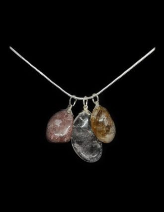 Edelsteen Combinatie Ketting Eigenwaarde Stones Bones